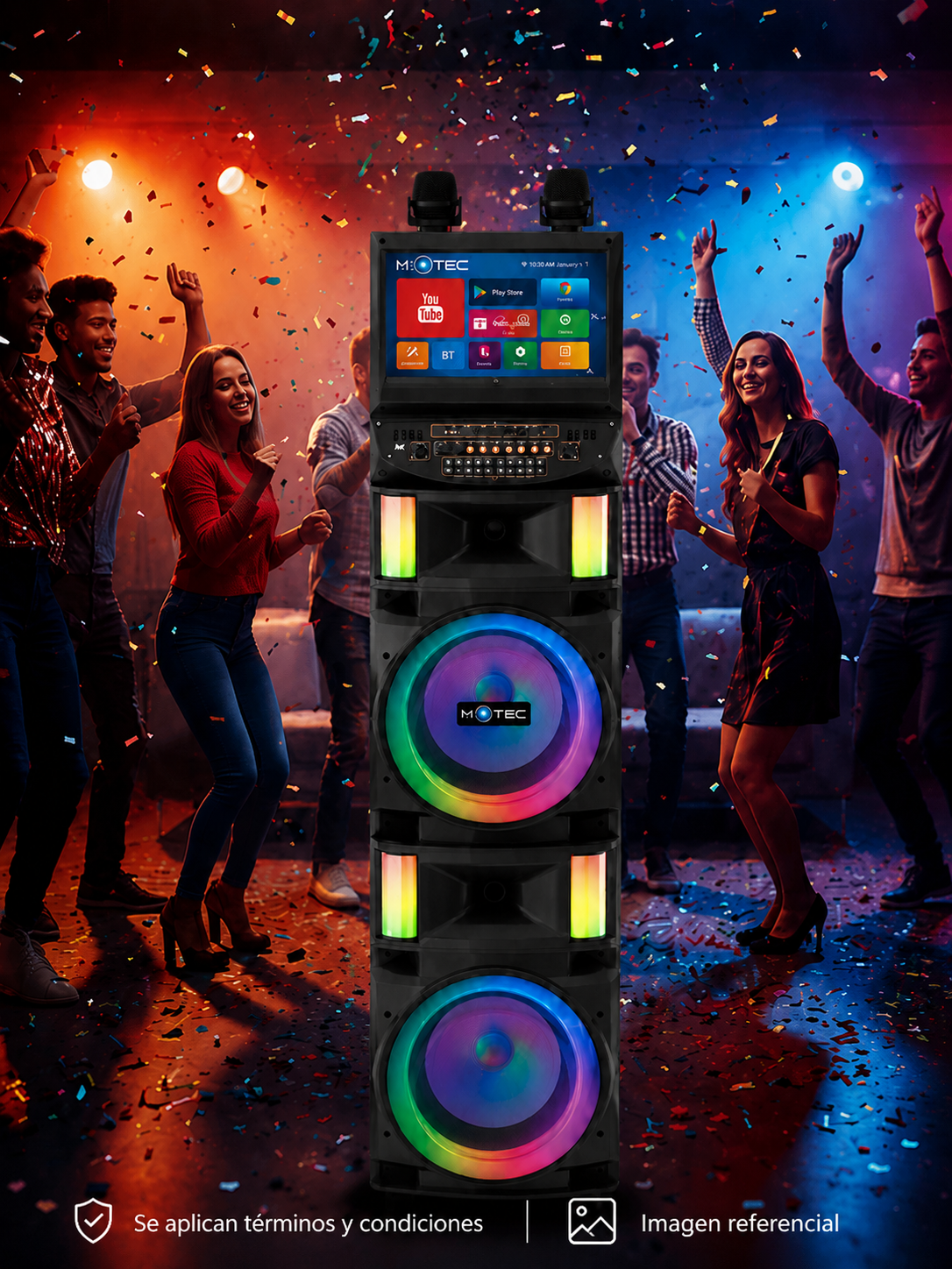 PARLANTE KARAOKE CON PANTALLA KATAKUMBO