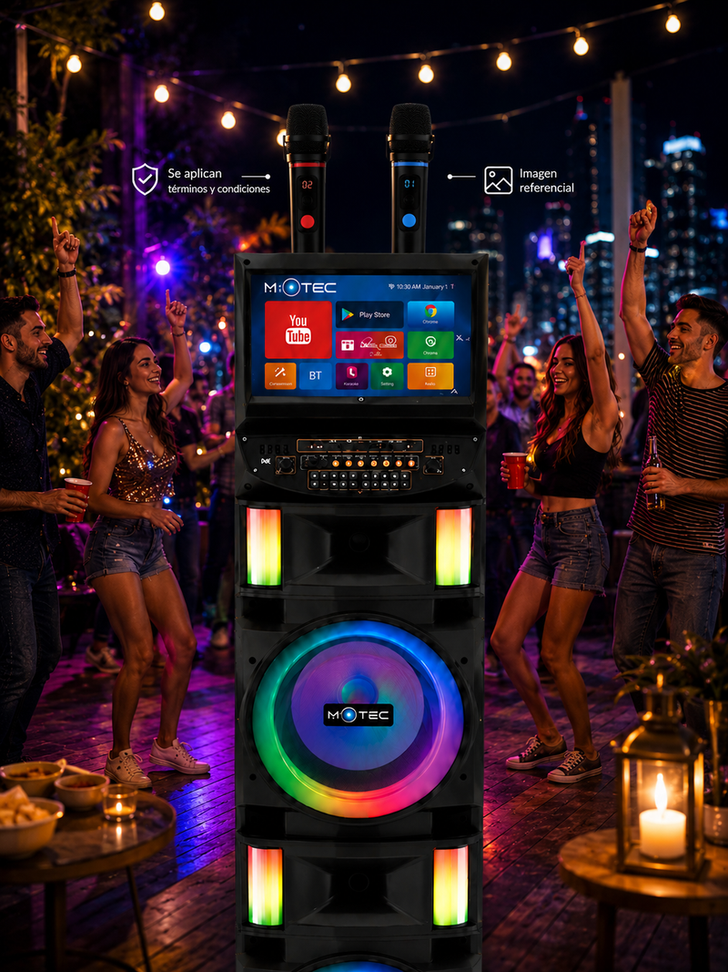 PARLANTE KARAOKE CON PANTALLA KATAKUMBO