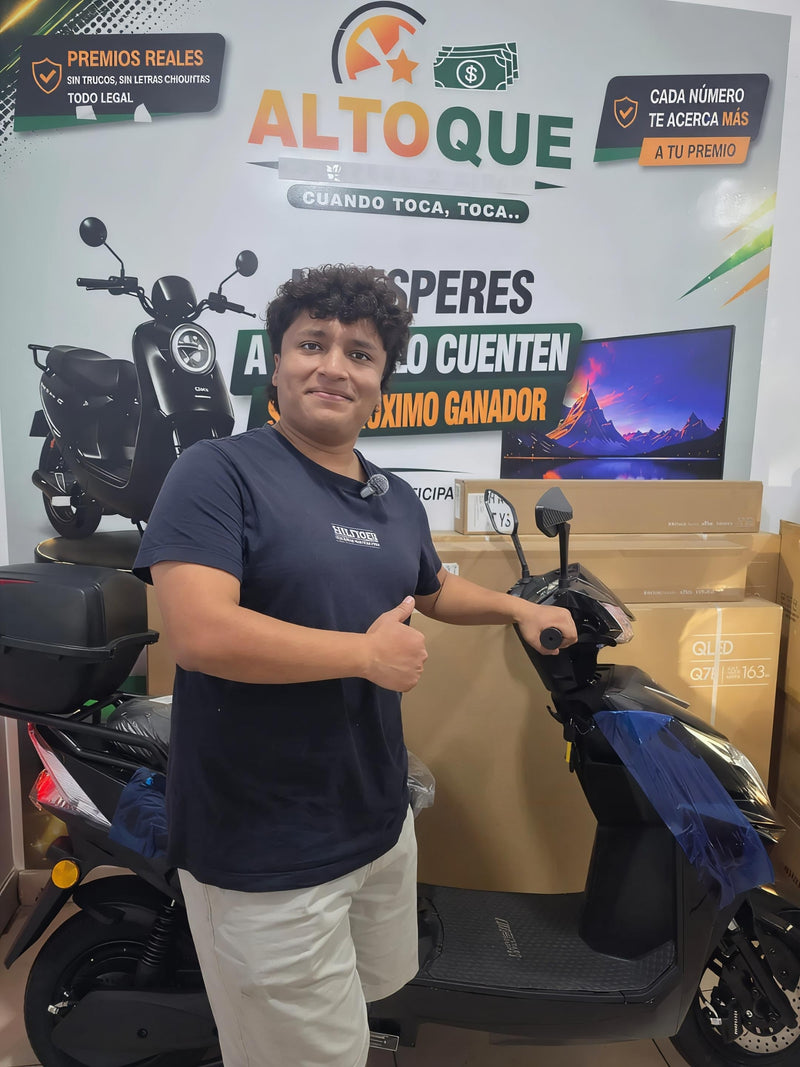 ¡GANADOR DE LA MOTO!