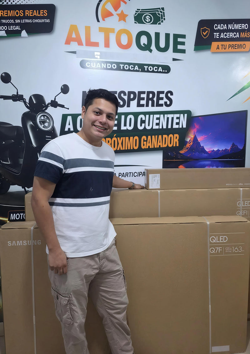 ¡GANADOR DE LA TV QLED SAMSUNG DE 75"!
