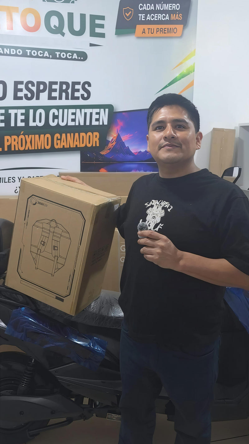 ¡GANADOR DE LA MOCHILA LED!